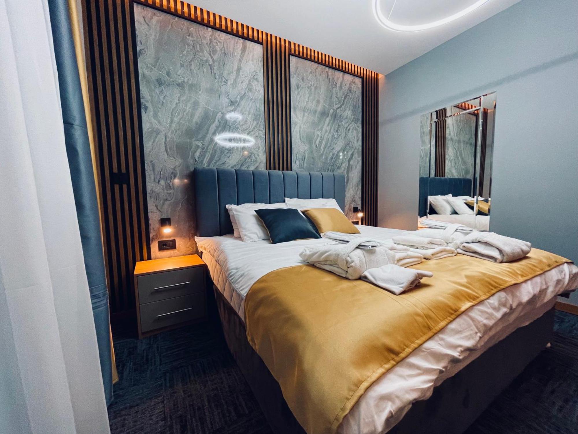 Mozaik Apartments & Spa - Modern 4-Star Apartments With Exclusive Private Spa Wellness In The City Center - Sauna, Jacuzzi, Turkish Bath - Free Parking, Wi-Fi - Rooms & Apartments Ćuprija エクステリア 写真